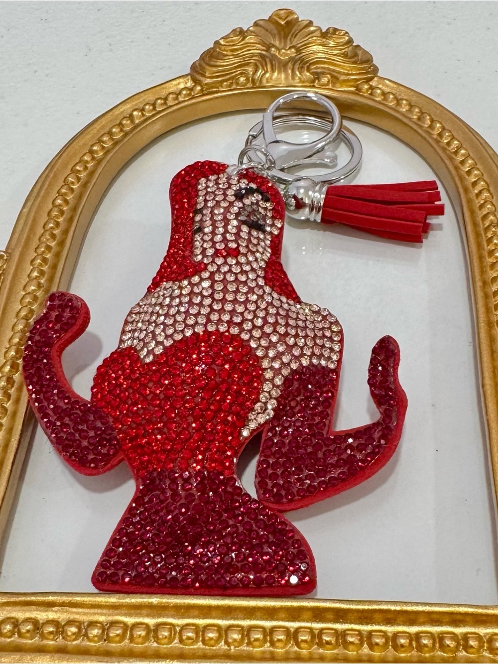 New Jessica Rabbit Keychain with red tassel - Picture 2 of 5